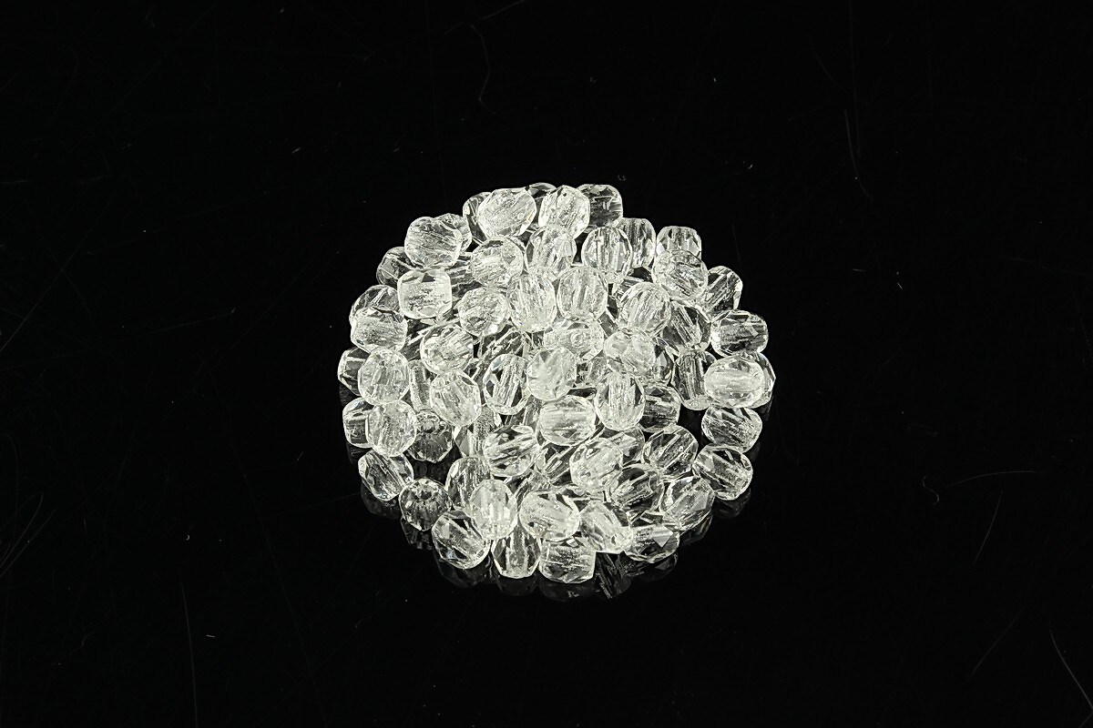 Margele fire polish 3mm (10 buc.) - Crystal