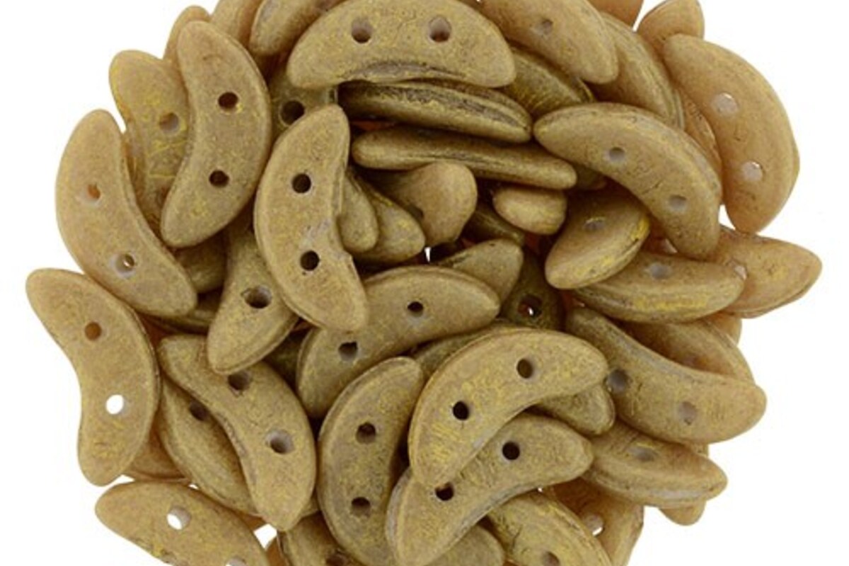 Margele CzechMates CRESCENT 3x10mm - Pacifica - Macadamia