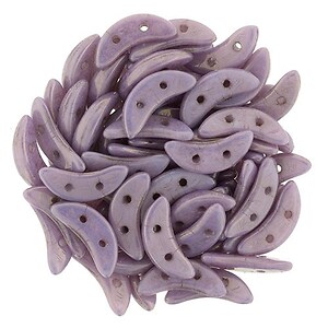 Margele CzechMates CRESCENT 3x10mm - Opaque Lilac