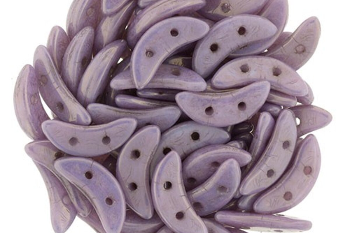 Margele CzechMates CRESCENT 3x10mm - Opaque Lilac