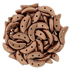 Margele CzechMates CRESCENT 3x10mm - Matte - Metallic Bronze Copper