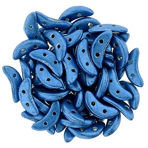 Margele CzechMates CRESCENT 3x10mm - Saturated Metallic Blue