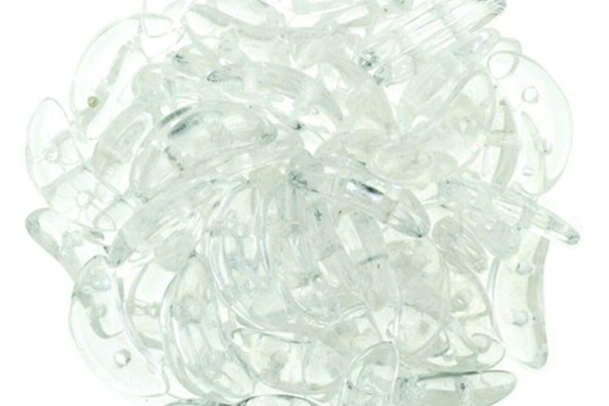 Margele CzechMates CRESCENT 3x10mm - Crystal