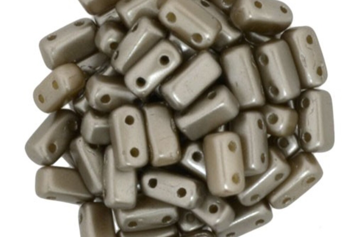 Margele CzechMates BRICKS 3X6mm - Pearl Coat - Brown Sugar