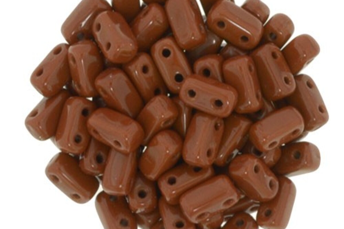 Margele CzechMates BRICKS 3X6mm - Umber