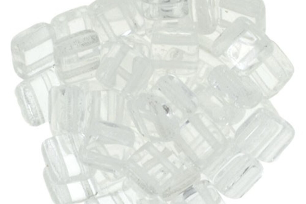 Margele CzechMates TILE BEADS 6mm - Crystal