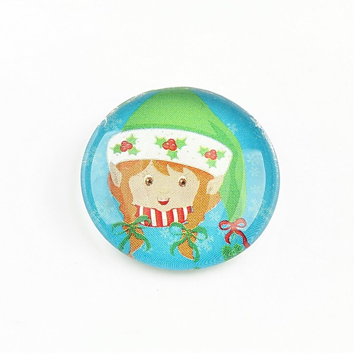 Cabochon sticla 25mm "Christmas" cod 1196