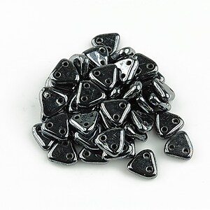 Margele CzechMates TRIANGLES 6mm - Hematite