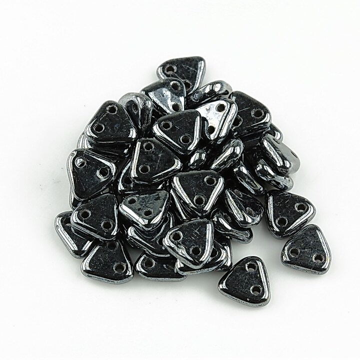 Margele CzechMates TRIANGLES 6mm - Hematite