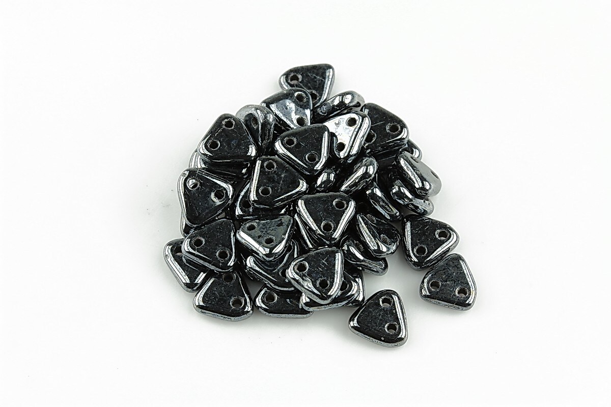 Margele CzechMates TRIANGLES 6mm - Hematite