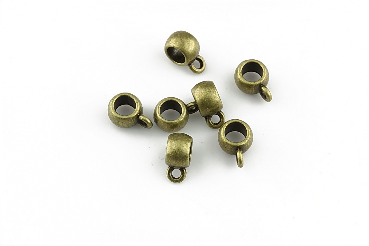 Agatatoare pandantiv bronz 9x4x6mm