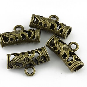 Agatatoare pandantiv bronz 12x21x7mm