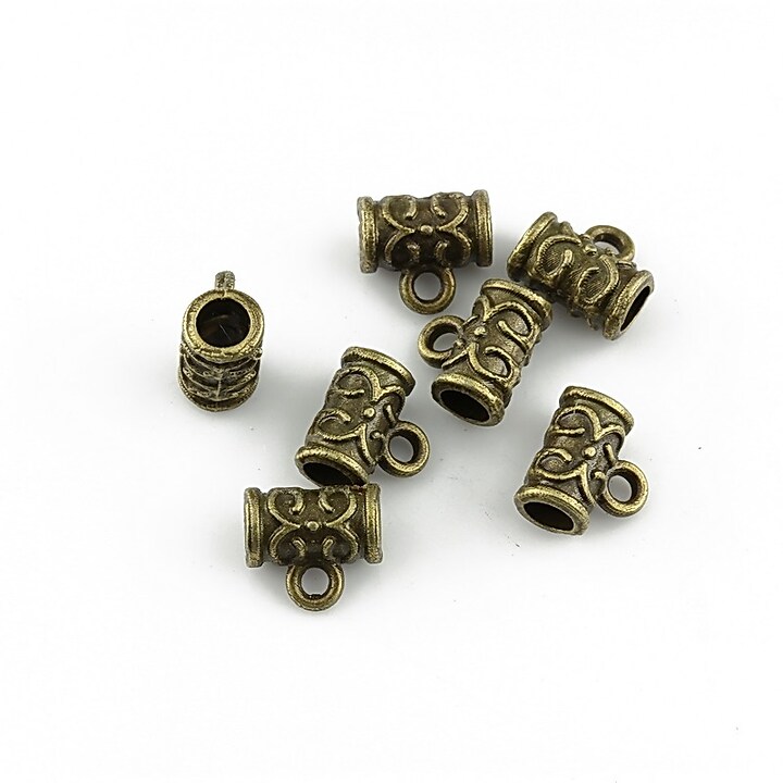 Agatatoare pandantiv bronz 7x7x4mm