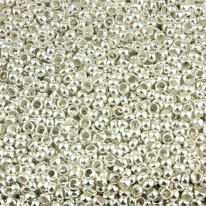 Crimp argintiu 2mm (3g - aprox. 150 buc.)