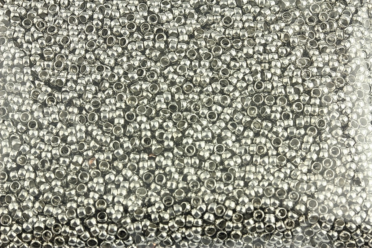 Crimp argintiu inchis 1,5mm (3g - aprox. 280 buc.)