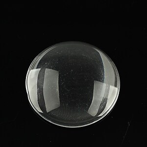 Cabochon de sticla transparenta pentru fundal personalizat 30mm
