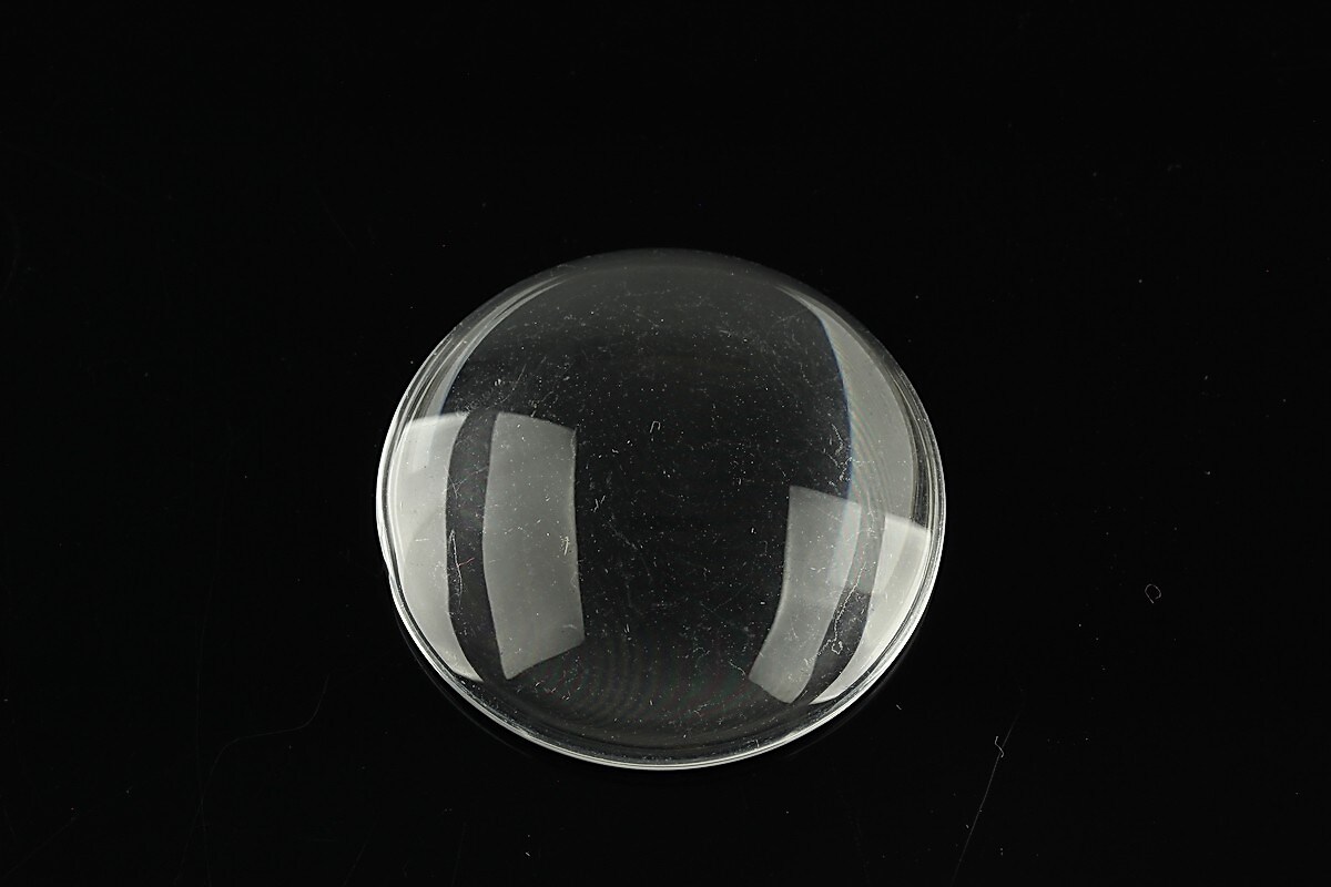Cabochon de sticla transparenta pentru fundal personalizat 30mm