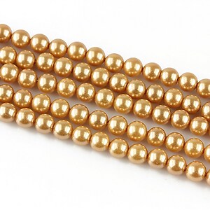 Perle tip Mallorca maro sfere 4mm
