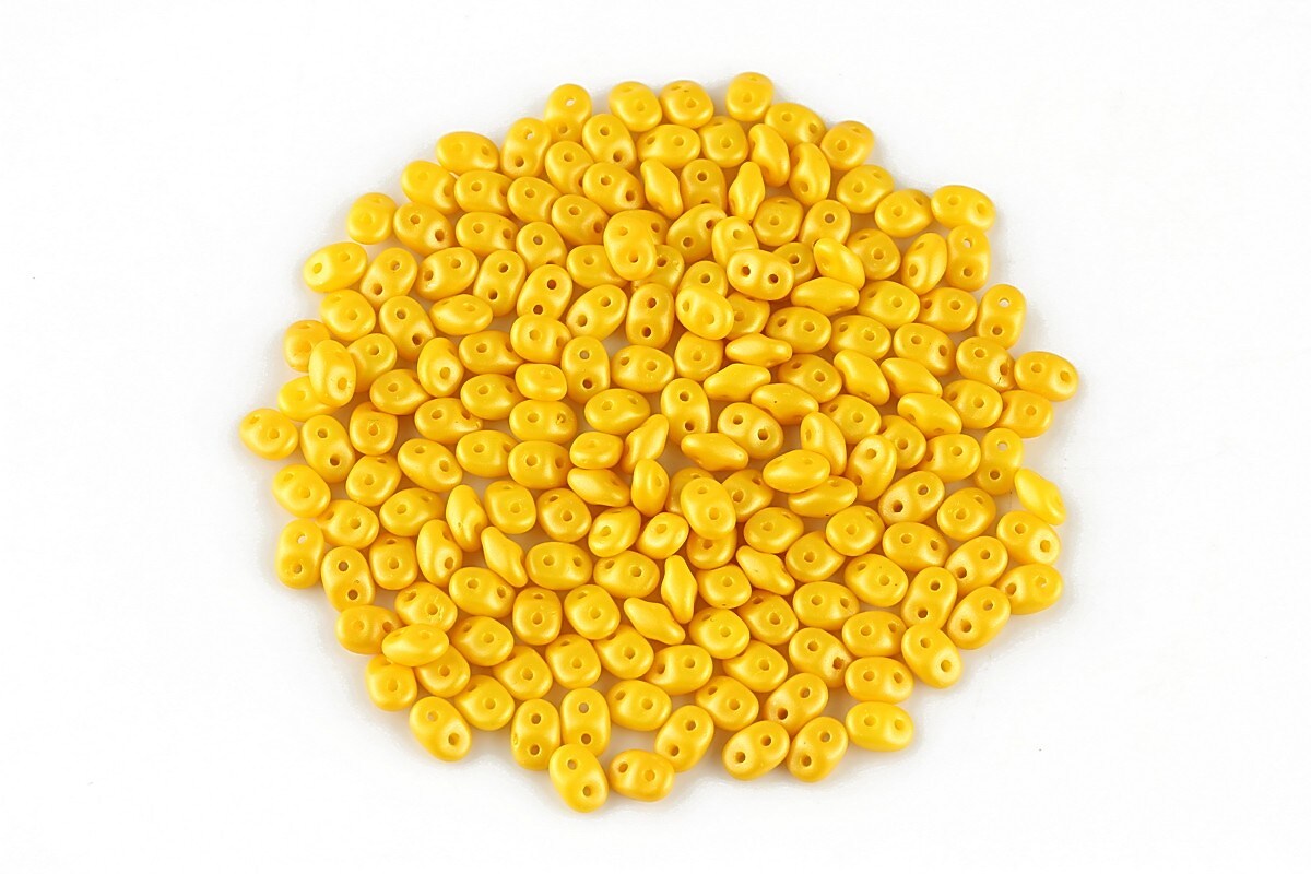 Margele Super Duo 2.5x5mm - Powdery - Sunflower