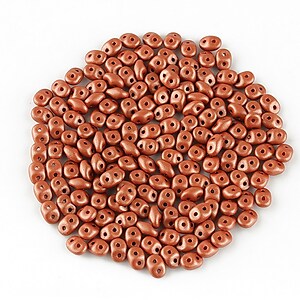 Margele Super Duo 2.5x5mm - Powdery - Copper