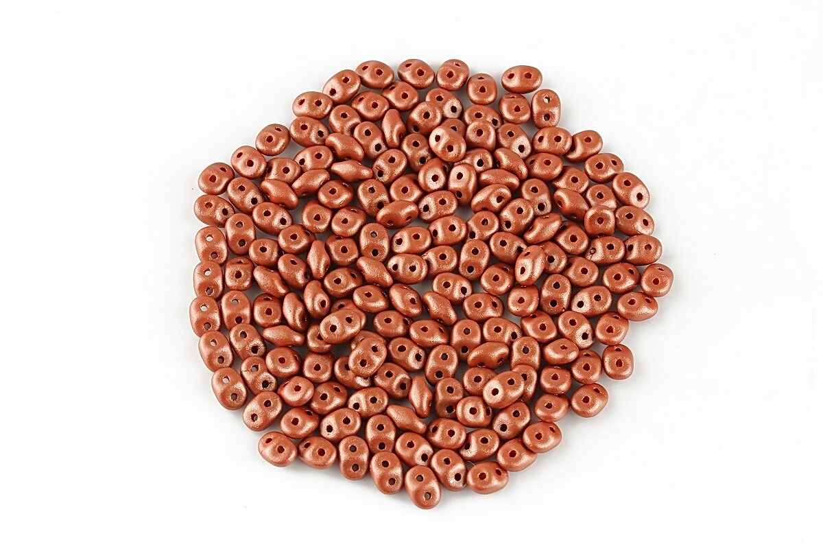 Margele Super Duo 2.5x5mm - Powdery - Copper