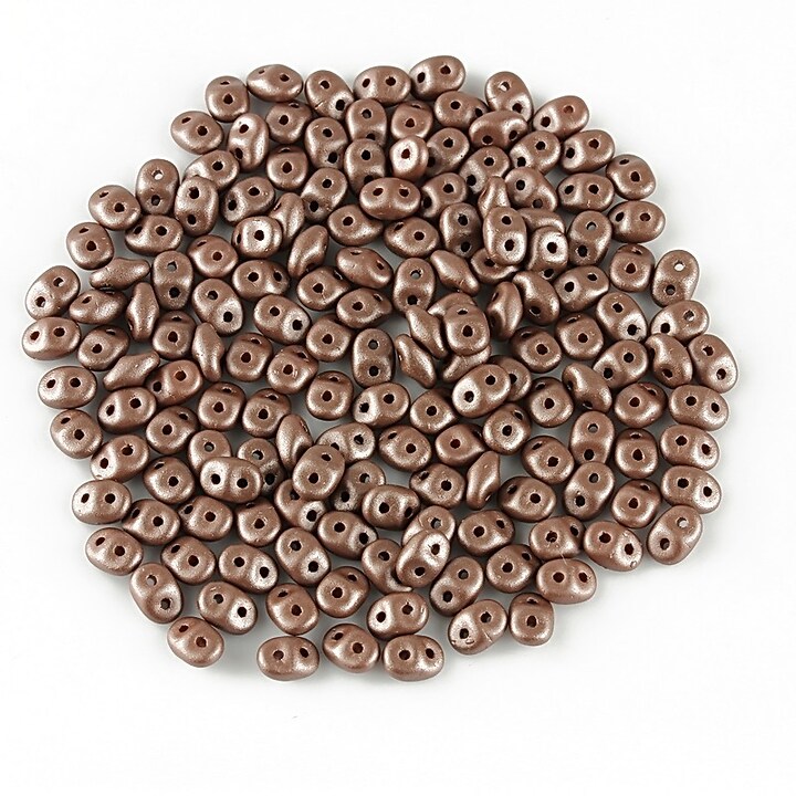 Margele Super Duo 2.5x5mm - Powdery - Brown