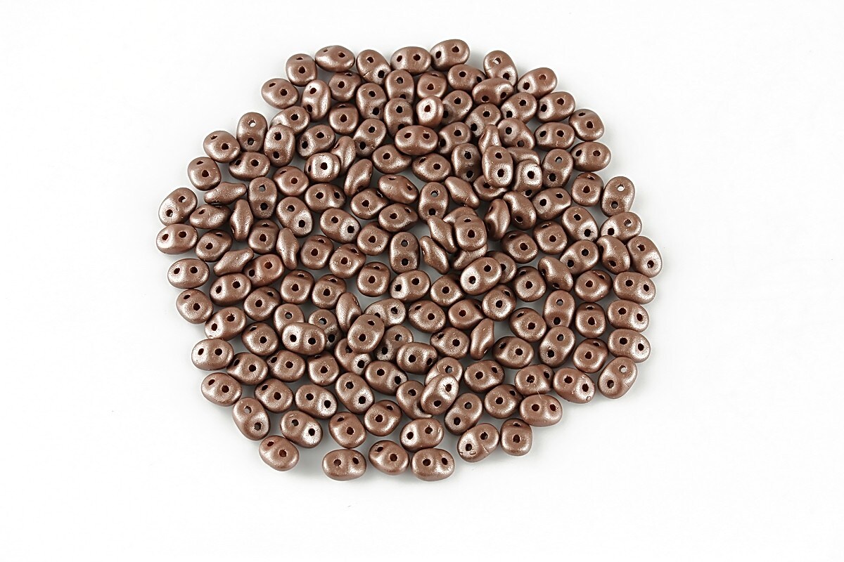 Margele Super Duo 2.5x5mm - Powdery - Brown