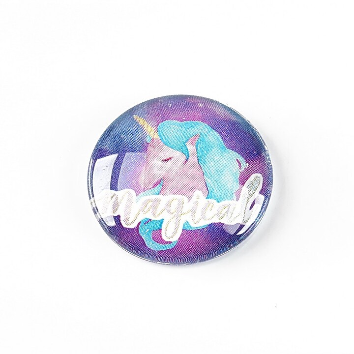 Cabochon sticla 25mm "Unicorn" cod 1254