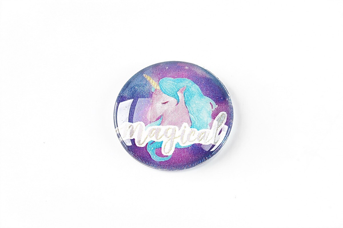 Cabochon sticla 25mm "Unicorn" cod 1254