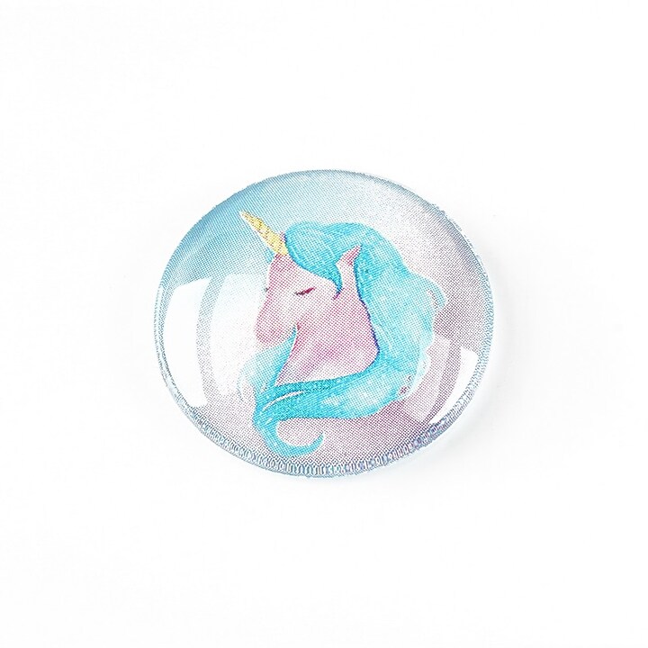 Cabochon sticla 25mm "Unicorn" cod 1250