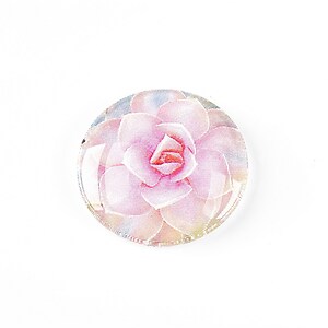 Cabochon sticla 25mm "Cactus" cod 1244