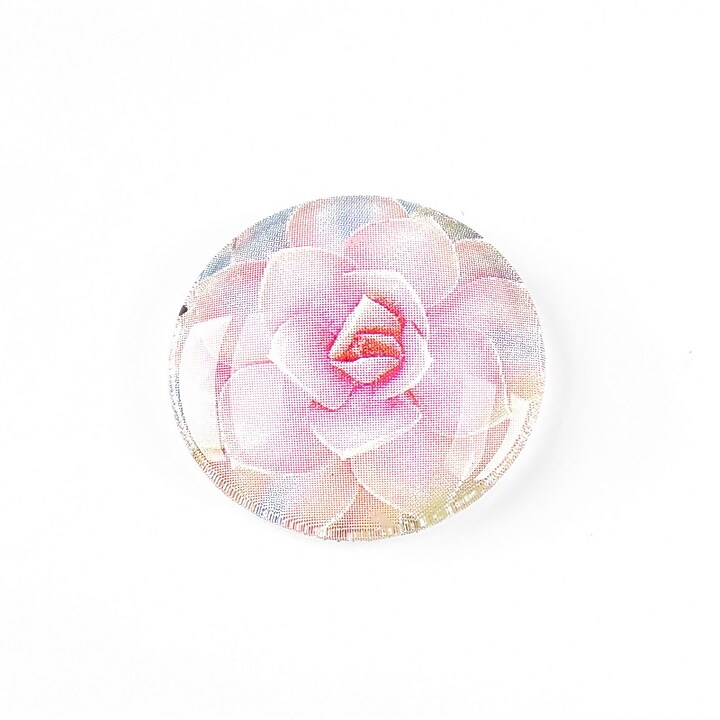 Cabochon sticla 25mm "Cactus" cod 1244