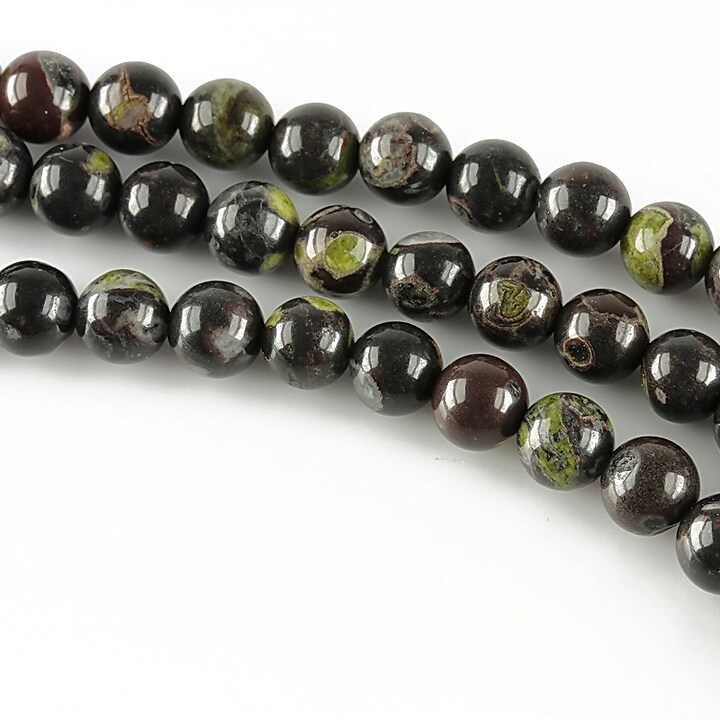 Plumite jasper sfere 6mm