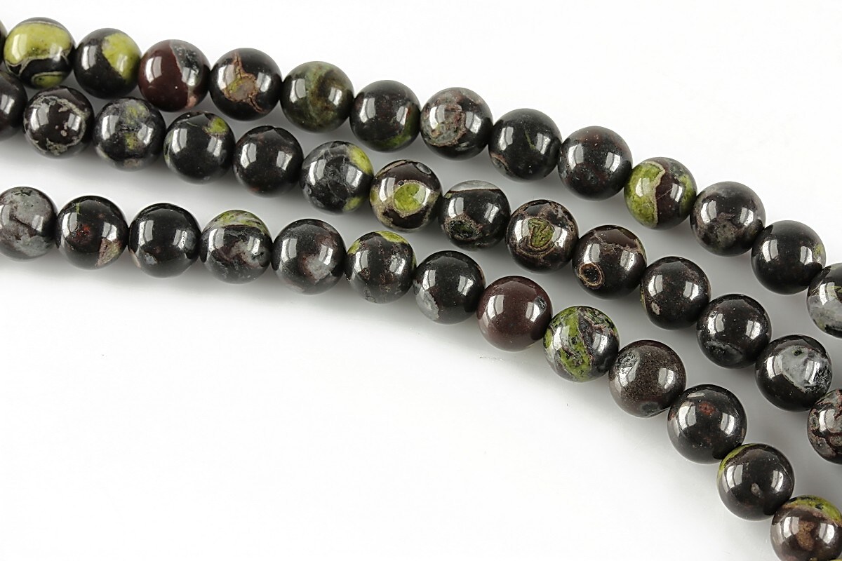 Plumite jasper sfere 6mm