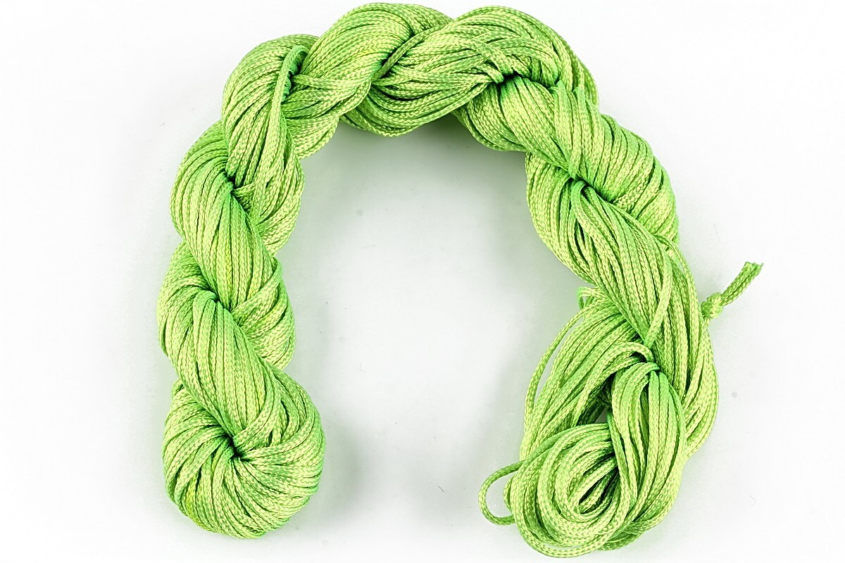 Ata nylon, grosime 1mm, 20-22m, verde neon