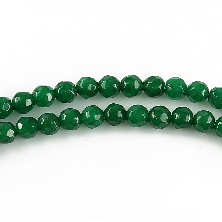 Jad verde sfere fatetate 4mm