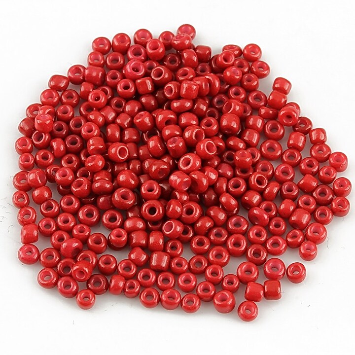 Margele de nisip 2mm opace (50g) - cod 578 - rosu inchis