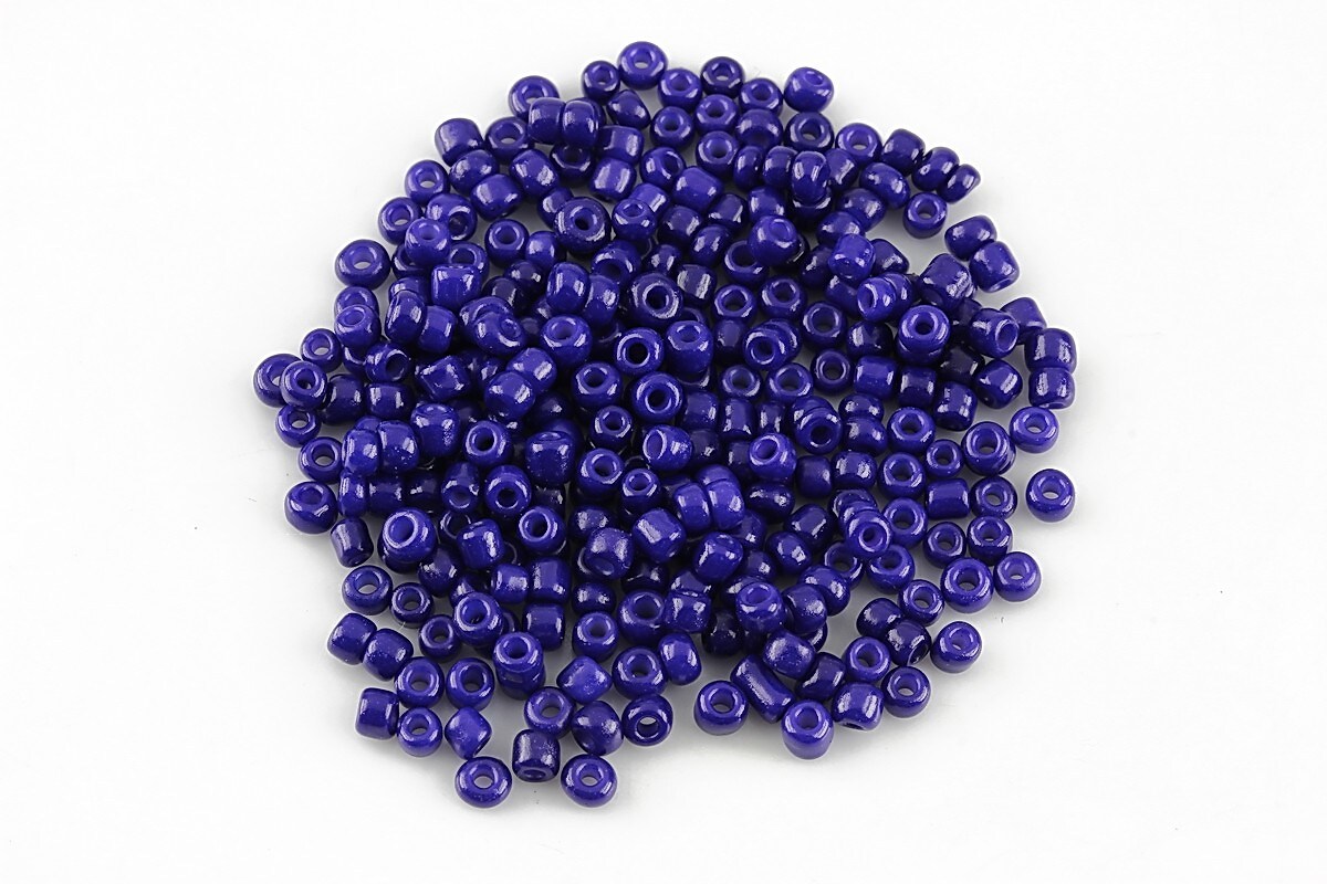 Margele de nisip 2mm opace (50g) - cod 579 - albastru inchis