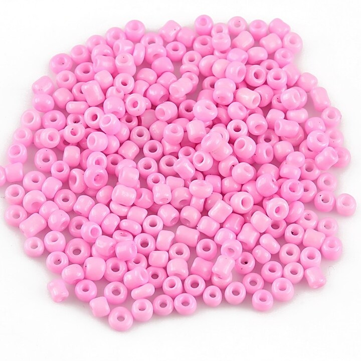 Margele de nisip 2mm opace (50g) - cod 580 - roz