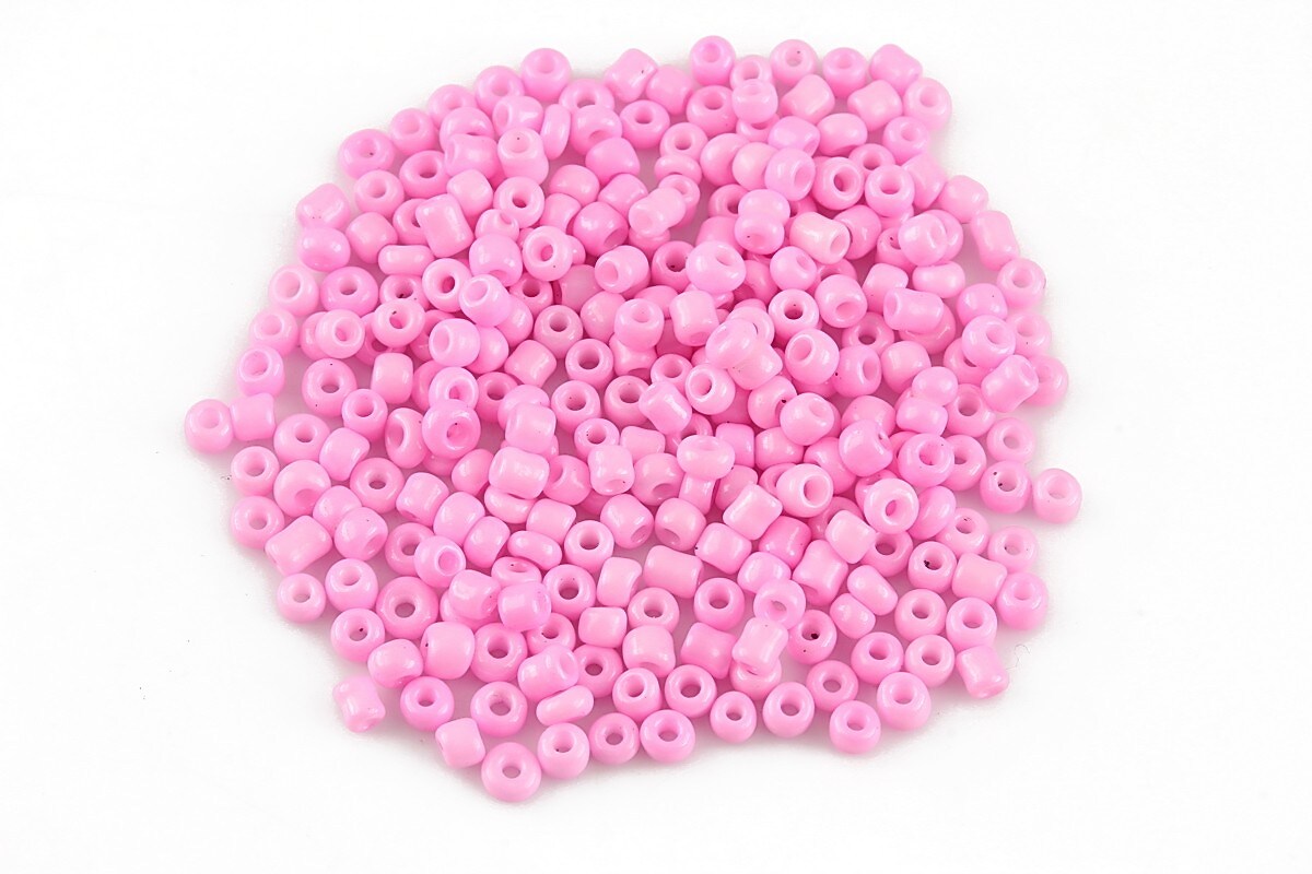 Margele de nisip 2mm opace (50g) - cod 580 - roz