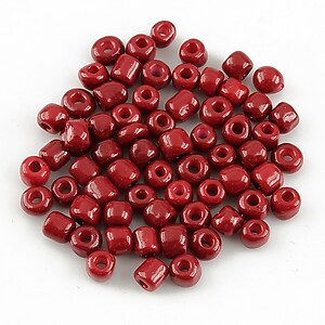Margele de nisip 4mm opace (50g) - cod 586 - grena