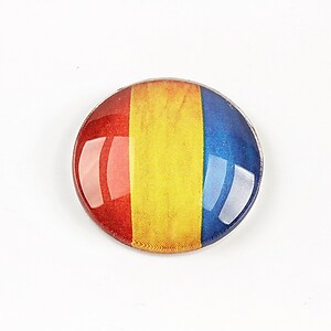 Cabochon sticla 25mm "Folclor" cod 1287