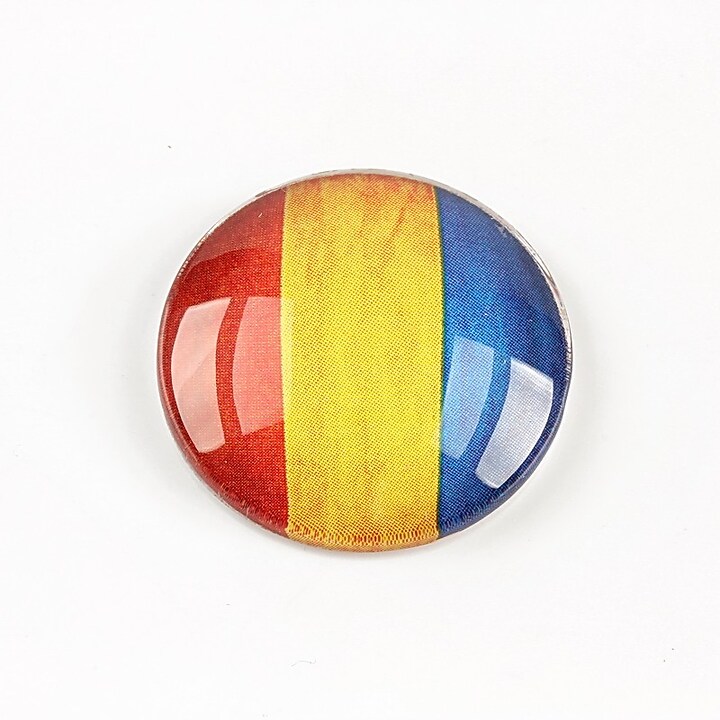 Cabochon sticla 25mm "Folclor" cod 1287