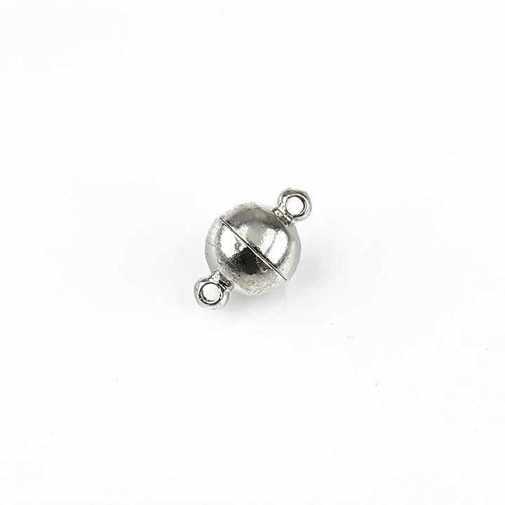 Inchizatoare magnetica argintiu inchis 12x7mm