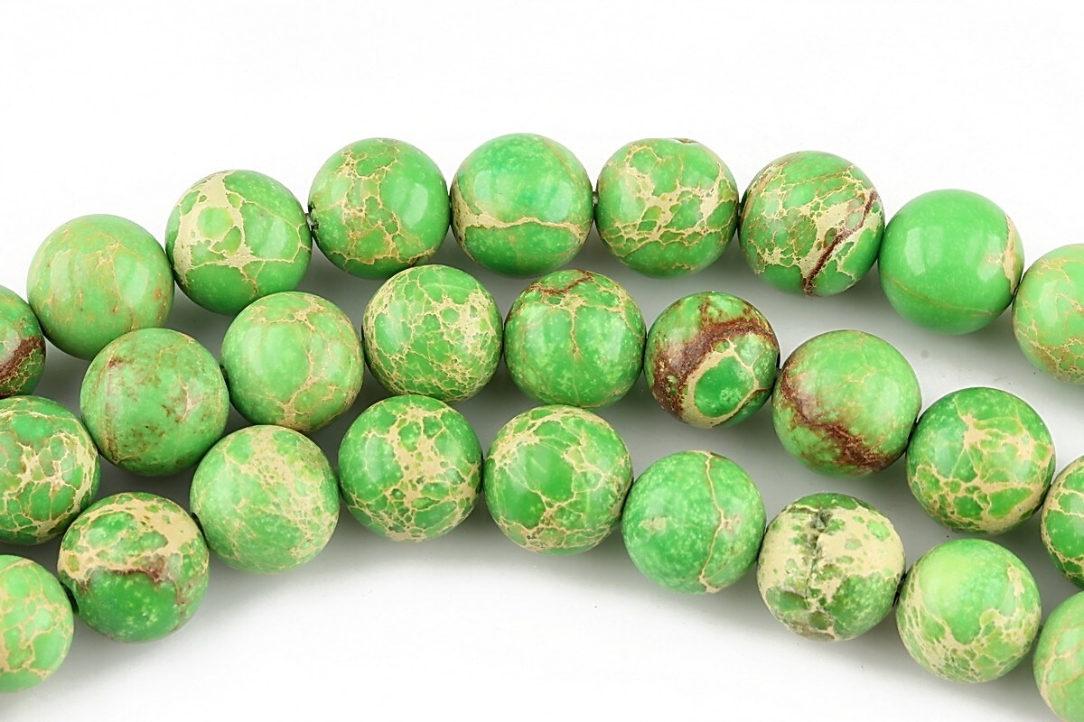 regalite de sinteza sfere 8mm - verde crud