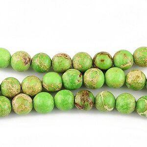 regalite de sinteza sfere 6mm - verde crud