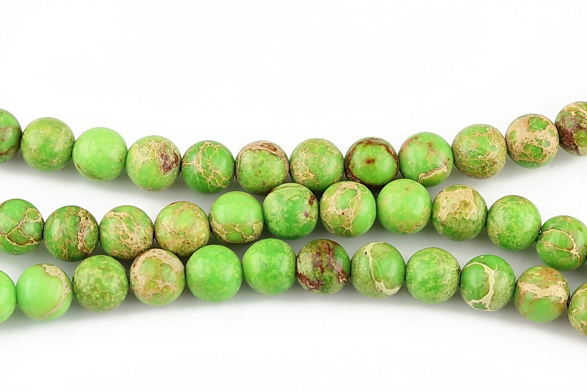 regalite de sinteza sfere 6mm - verde crud
