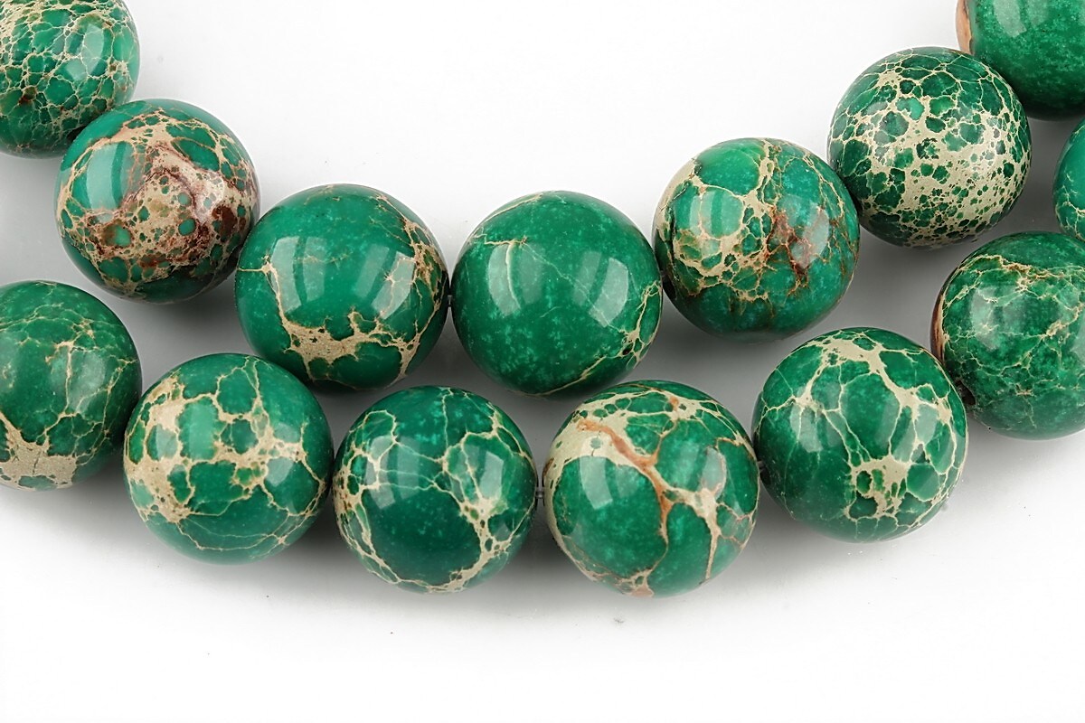 regalite de sinteza verde sfere 12mm