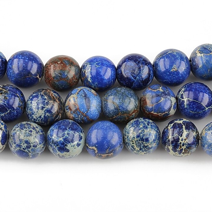 regalite de sinteza albastru sfere 8mm