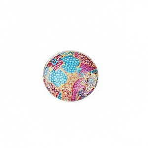 Cabochon sticla 16mm "Tiles" cod 1360